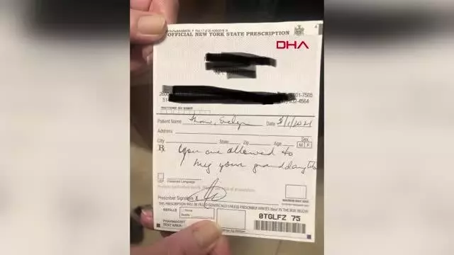 ABD'de doktordan yaşlı hastasına 'torununa sarılabilirsin' reçetesi ABD'de doktordan yaşlı hastasına 'torununa sarılabilirsin' reçetesi