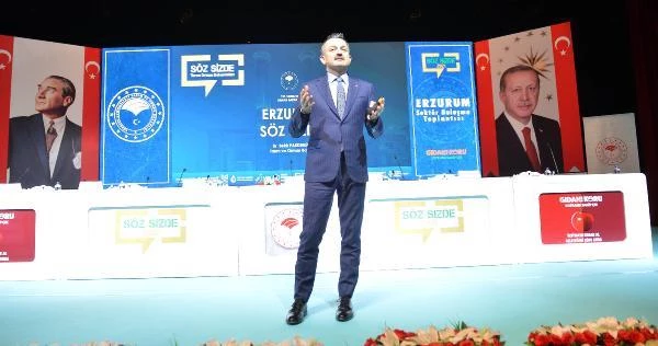 Tarım ve Orman Bakanı Pakdemirli, Erzurum'daki sektör toplantısında konuştu Açıklaması