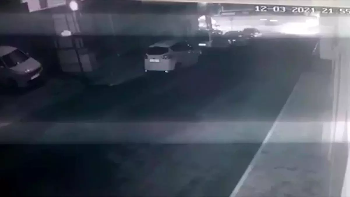 Giresun'da motosiklet kazası güvenlik kameralarına yansıdı