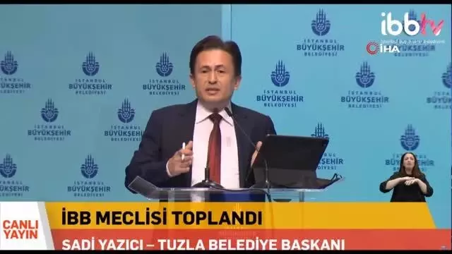 Tuzla Belediye Başkanı Yazıcı: 'İstanbul halkının parasını algı oluşturmak için kullanıyorsunuz' Tuzla Belediye Başkanı Yazıcı: 'İstanbul halkının parasını algı oluşturmak için kullanıyorsunuz'