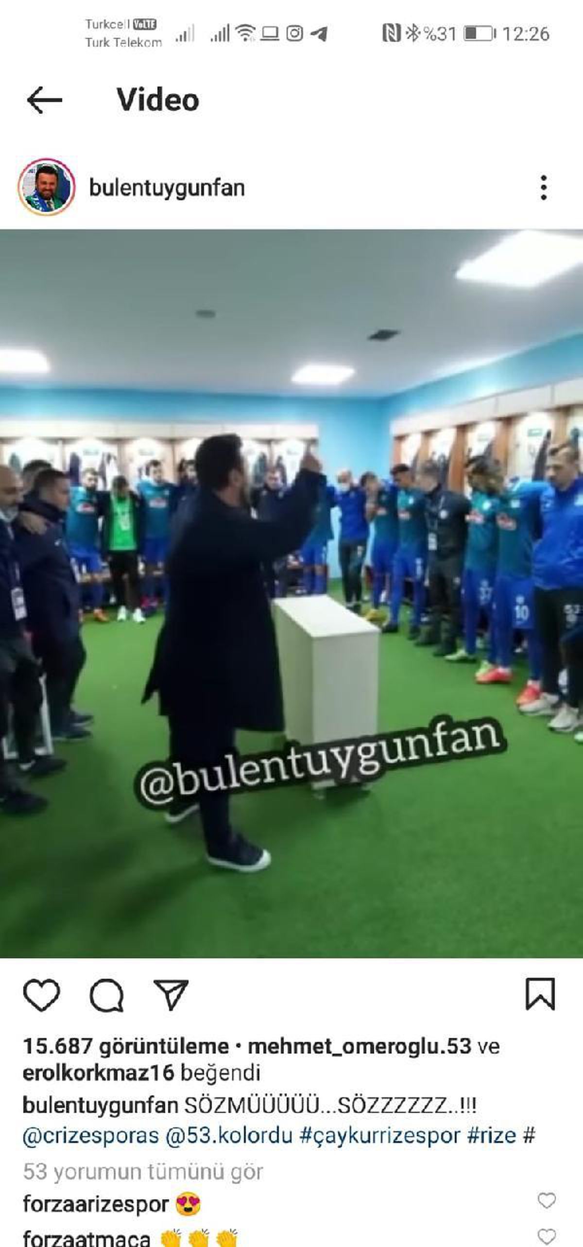 Bülent Uygun'dan Sumudica'ya gönderme