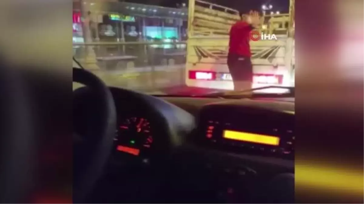 Patenli gencin tehlikeli yolcuğu kamerada