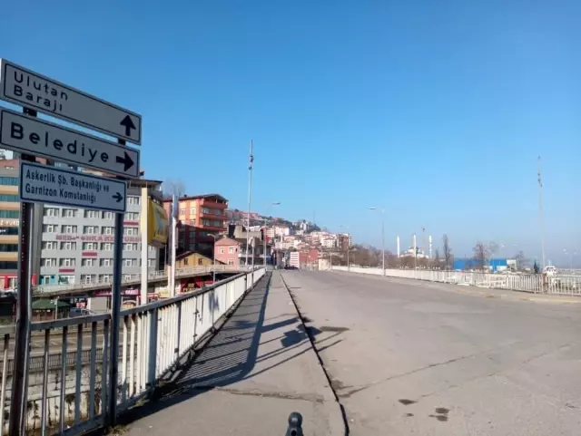 Zonguldak'ta kısıtlama sessizliği Zonguldak'ta kısıtlama sessizliği