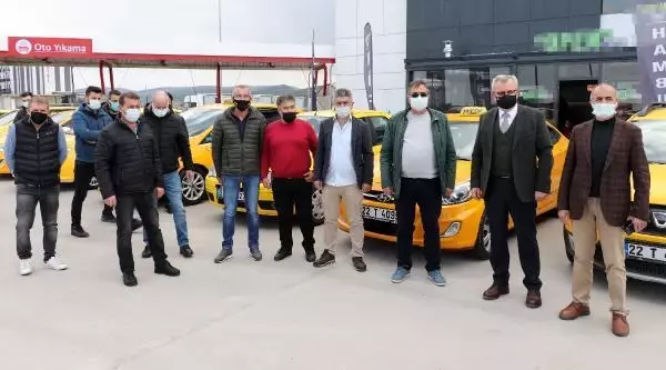 EDİRNE Edirne'de 30 taksici, 10 günlük karantinanın ardından işbaşı yaptı