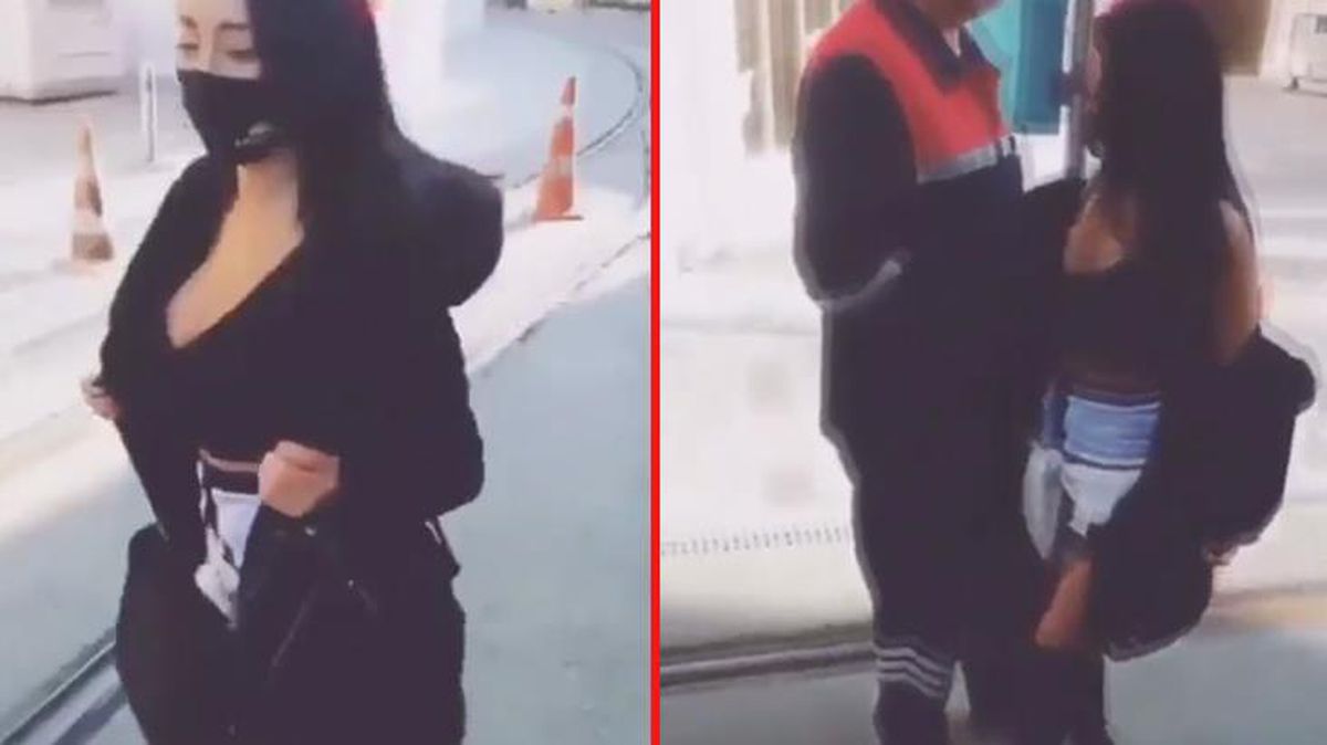 İstanbul'da bir kadın, İETT çalışanını böyle taciz etti