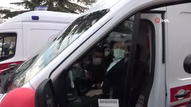 Son dakika: Kırklareli'ne gönderilen 4 ambulans için teslim töreni düzenlendi