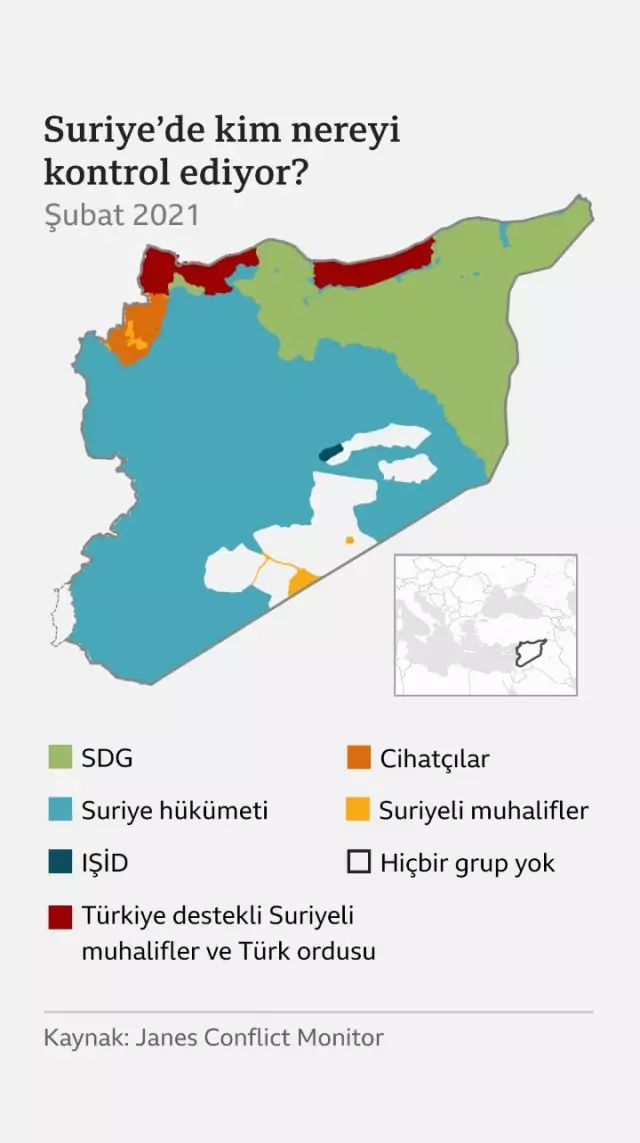 Suriye'de savaşın 10 yılında 10 kritik dönüm noktası Suriye'de savaşın 10 yılında 10 kritik dönüm noktası