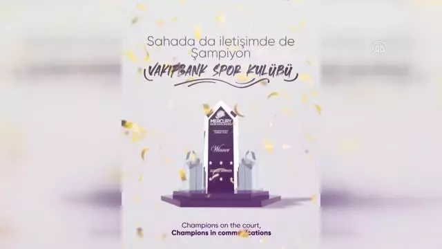 VakıfBank Spor Kulübüne ABD'den 4 iletişim ödülü VakıfBank Spor Kulübüne ABD'den 4 iletişim ödülü