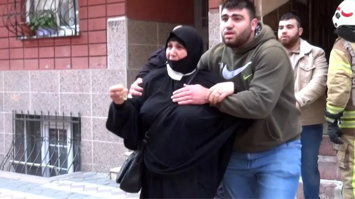 Yanan evlerini gözyaşları ile izlediler