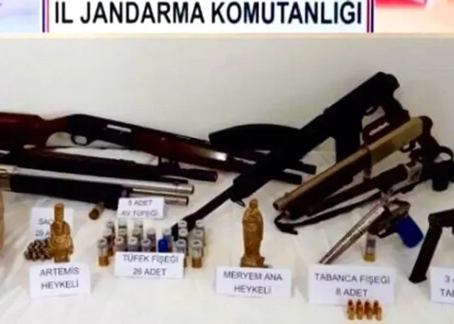 Ardahan'da Meryem Ana ve Artemis heykelleri ele geçirildi