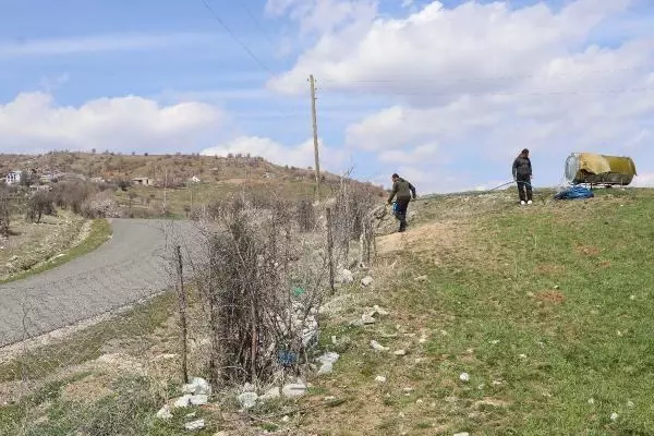 Diyarbakır'ın köyünde 'Yeşil Bursa' gibi olmak için 1000 fidan dikildi