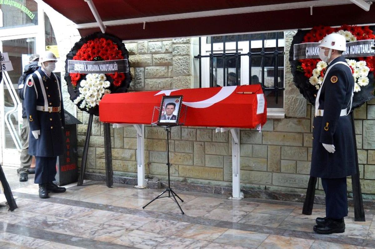 Jandarma Astsubay Kıdemli Başçavuş Fatih Toykuyu'ya acı veda