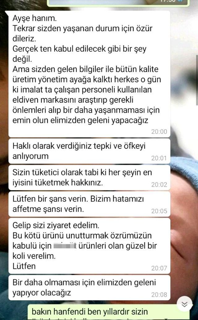 marketten aldigi peynirin icinden cikan soke 6 13997993 o