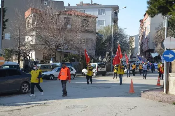 ÇANAKKALE 57'nci Alay Yürüyüş Komitesi Gelibolu'ya ulaştı ÇANAKKALE 57'nci Alay Yürüyüş Komitesi Gelibolu'ya ulaştı