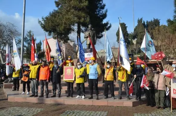 ÇANAKKALE 57'nci Alay Yürüyüş Komitesi Gelibolu'ya ulaştı ÇANAKKALE 57'nci Alay Yürüyüş Komitesi Gelibolu'ya ulaştı