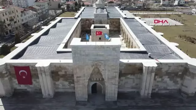 AKSARAY Sultanhanı Kervansarayı'nda pandemi sessizliği