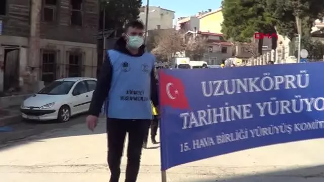 ÇANAKKALE 57'nci Alay Yürüyüş Komitesi Gelibolu'ya ulaştı ÇANAKKALE 57'nci Alay Yürüyüş Komitesi Gelibolu'ya ulaştı