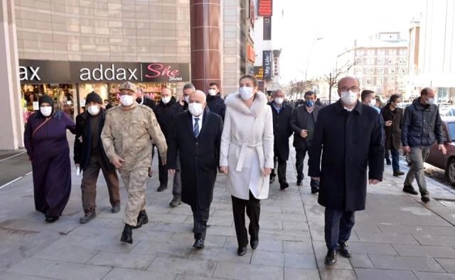 Erzurum'da pandemi denetimi