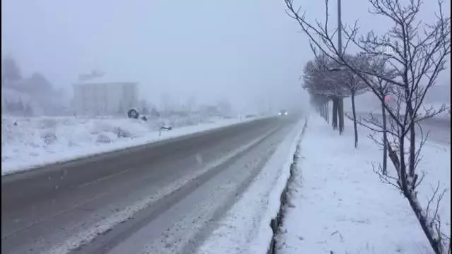 Çubuk ve Beypazarı'nda kar yağışı Çubuk ve Beypazarı'nda kar yağışı