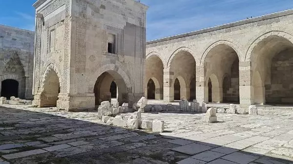 AKSARAY Sultanhanı Kervansarayı'nda pandemi sessizliği