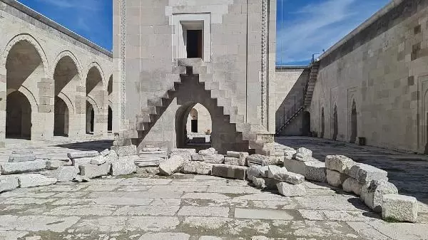 AKSARAY Sultanhanı Kervansarayı'nda pandemi sessizliği