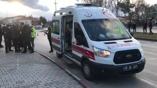 Trafik kazası: 1 yaralı Trafik kazası: 1 yaralı