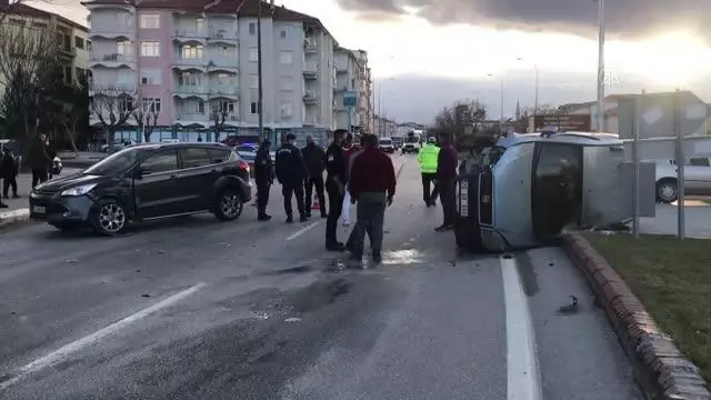 Trafik kazası: 1 yaralı Trafik kazası: 1 yaralı