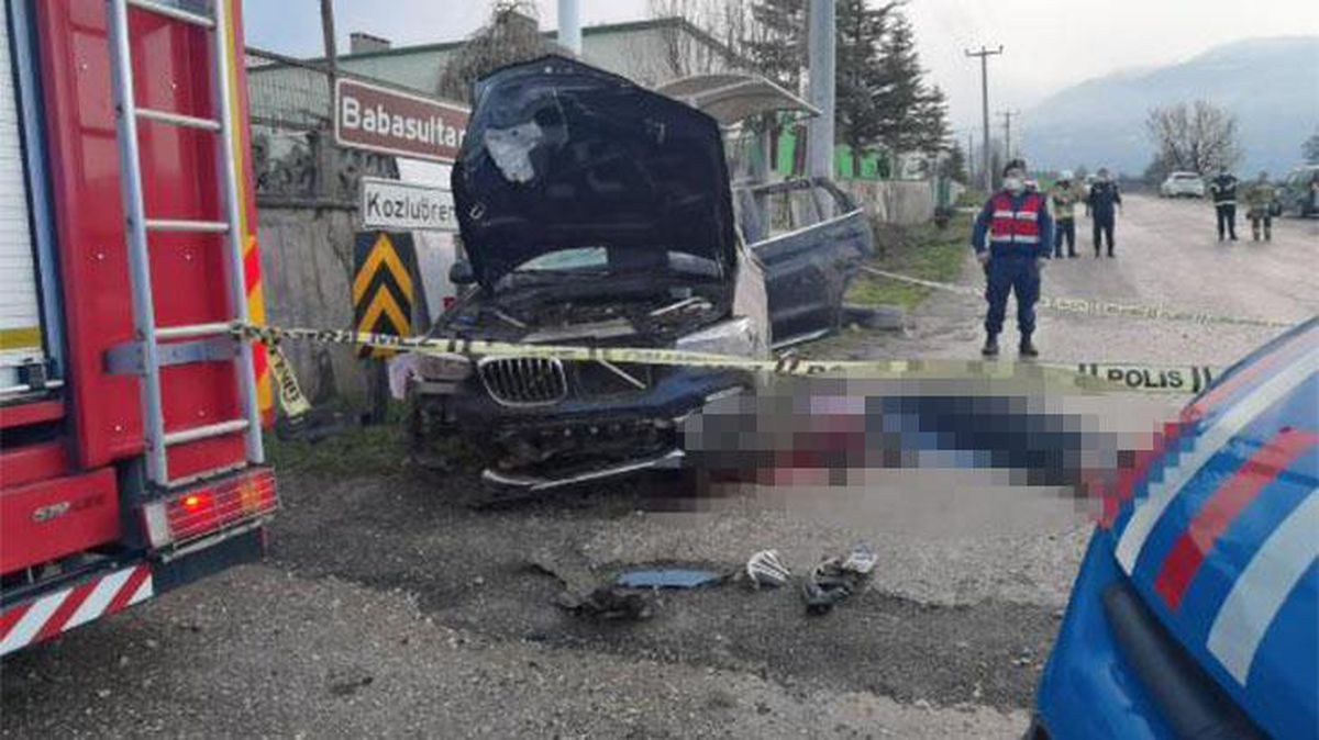 Aracının kontrolünü kaybeden Bursalı iş insanı feci şekilde can verdi