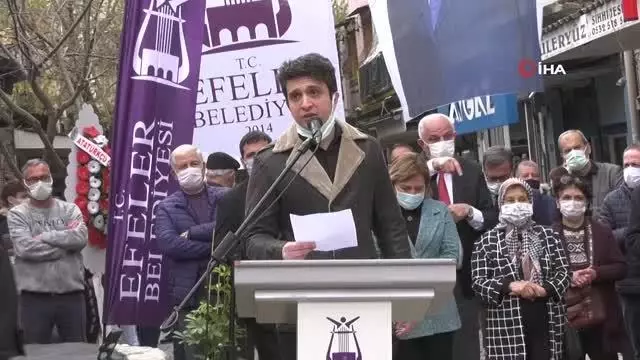 Başkan Atay'dan anlamlı heykel açılışı