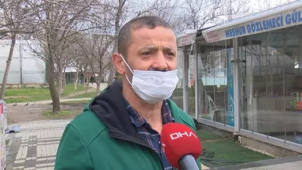 BÜYÜKÇEKMECE SAHİLİ'NDE DÜKKANLARI MÜHÜRLENEN GÖZLEMECİLERDEN TEPKİ