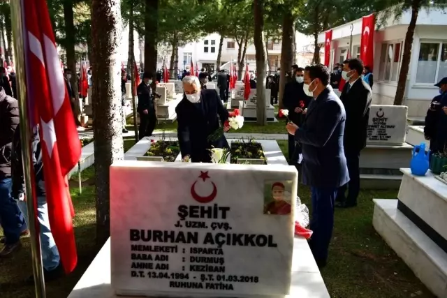 Isparta'da 18 Mart Şehitleri Anma Günü ve Çanakkale Zaferi'nin 106. yıldönümü