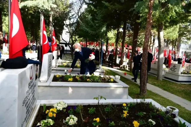 Isparta'da 18 Mart Şehitleri Anma Günü ve Çanakkale Zaferi'nin 106. yıldönümü