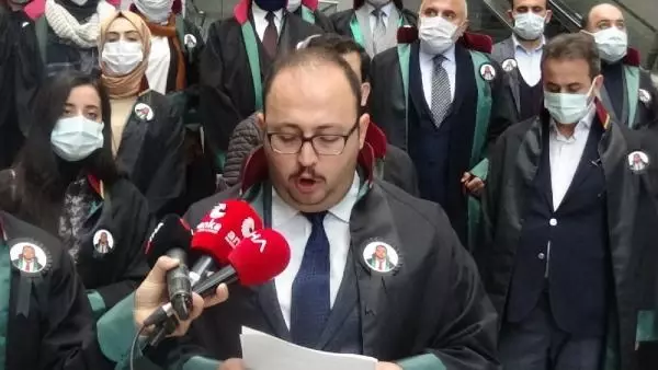 Son dakika haberi | ÖLDÜRÜLEN AVUKAT İÇİN MESLEKTAŞLARI ÇAĞLAYAN'DA BASIN AÇIKLAMASI YAPTI