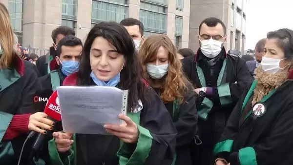Son dakika haberi | ÖLDÜRÜLEN AVUKAT İÇİN MESLEKTAŞLARI ÇAĞLAYAN'DA BASIN AÇIKLAMASI YAPTI
