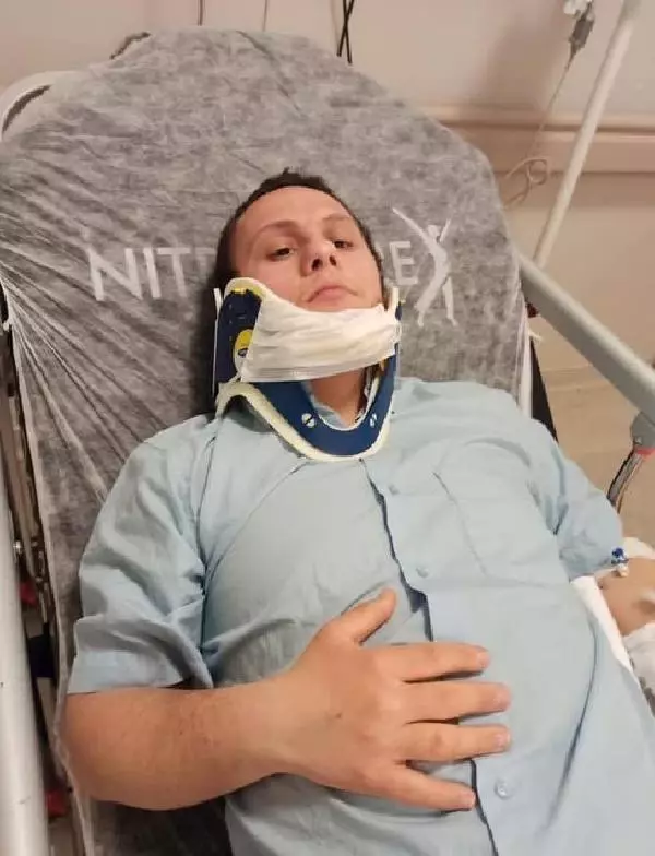 MANİSA Ambulansın çarptığı down sendromlu Şefik, yaralandı