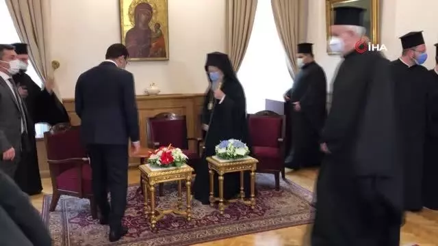 Atina Belediye Başkanı Bakoyannis ve İBB Başkanı İmamoğlu, Fener Rum Patrikhanesi'ni ziyaret etti Atina Belediye Başkanı Bakoyannis ve İBB Başkanı İmamoğlu, Fener Rum Patrikhanesi'ni ziyaret etti