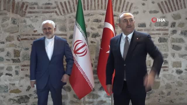 Son dakika haber... Dışişleri Bakan Çavuşoğlu, İranlı mevkidaşı Zarif ile görüştü