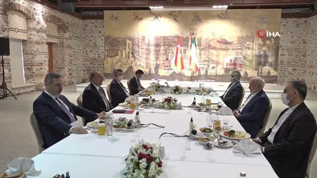 Son dakika haber... Dışişleri Bakan Çavuşoğlu, İranlı mevkidaşı Zarif ile görüştü