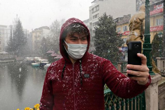 Eskişehir'de Mart ayında kar sürprizi