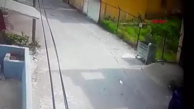 Sokak köpeğinin kediye saldırısı güvenlik kamerasında Sokak köpeğinin kediye saldırısı güvenlik kamerasında