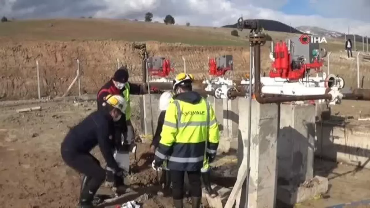 Reşadiye'de doğalgaz heyecanı