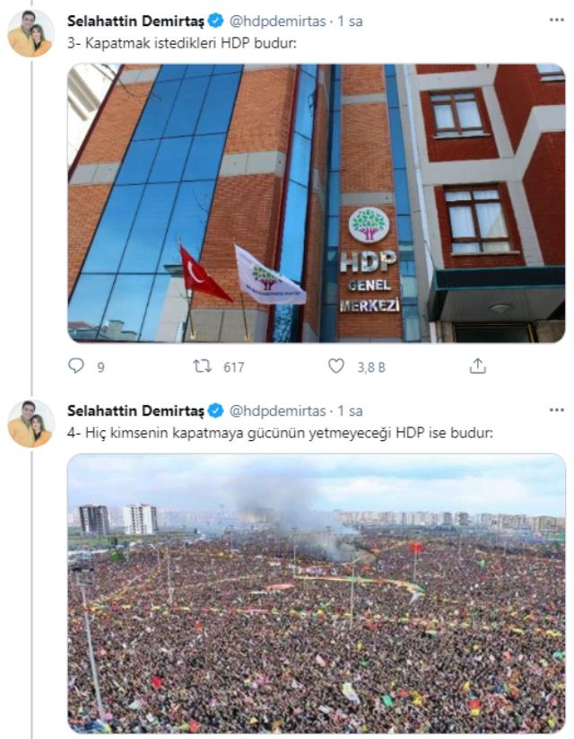 Selahattin Demirtaş'tan kapatma davası ve Gergerlioğlu açıklaması: Ağır bir anayasal suçtur