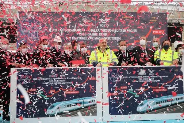 İzmir-Afyonkarahisar-Ankara YHT Projesi Eşme-Salihli Kesimi T1 Tüneli için kazı çalışmaları başladı İzmir-Afyonkarahisar-Ankara YHT Projesi Eşme-Salihli Kesimi T1 Tüneli için kazı çalışmaları başladı