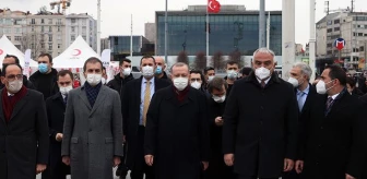 Cumhurbaşkanı Erdoğan'dan AKM ve Taksim Camii'ne ziyaret