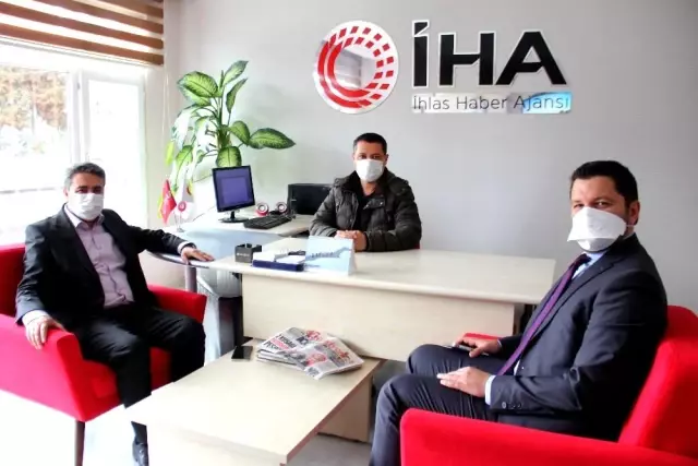 Milletvekili Toprak'tan İHA'ya ziyaret Milletvekili Toprak'tan İHA'ya ziyaret