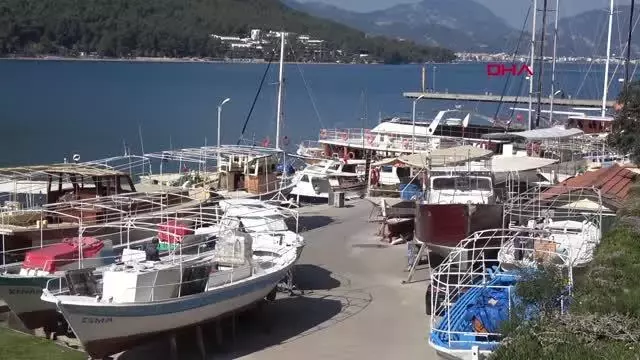 MUĞLA Gezi tekneleri sezona hazırlanıyor MUĞLA Gezi tekneleri sezona hazırlanıyor