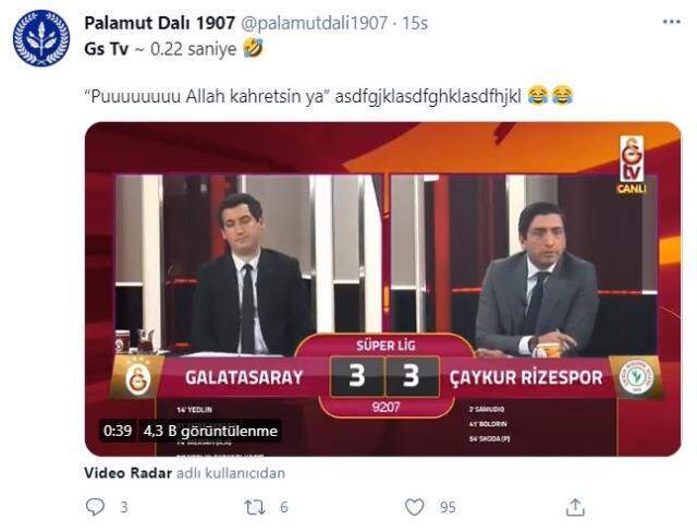 Rize attı, GS TV spikeri kendinden geçti! Gole verdiği reaksiyon sosyal medyada olay oldu