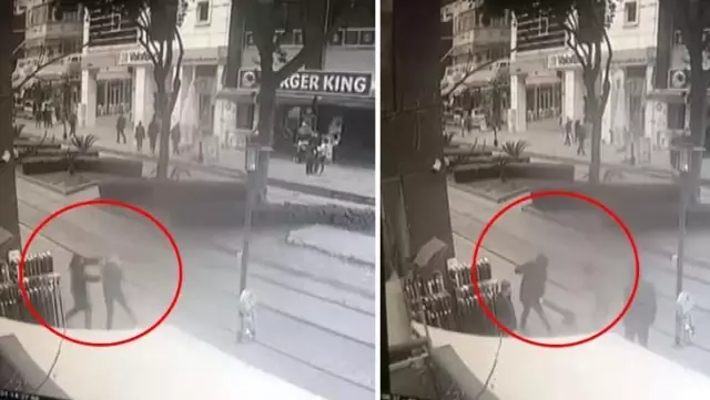Öfkeli adam yerden aldığı şişeyle birlikte yürüdüğü genci öldüresiye dövdü Öfkeli adam yerden aldığı şişeyle birlikte yürüdüğü genci öldüresiye dövdü