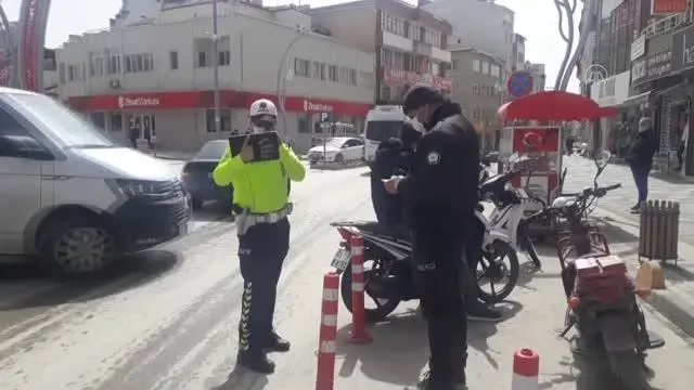 AFYONKARAHİSAR - Sandıklı'da motosiklet denetimi yapıldı AFYONKARAHİSAR - Sandıklı'da motosiklet denetimi yapıldı
