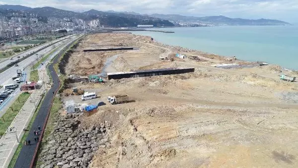 TRABZON Deniz dolgusunda tarım toprağının çökme riski oluşturacağı iddiası